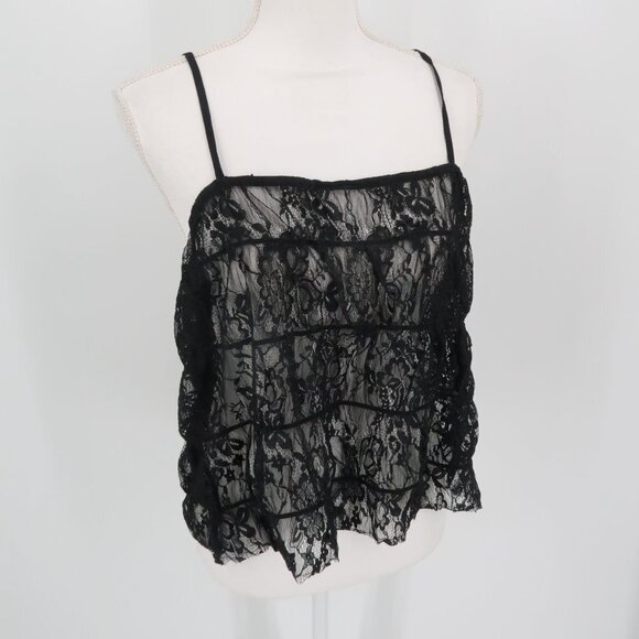 NEW Anthropologie Porridge Lace Black Blouse - Large NWT - Picture 9 of 16